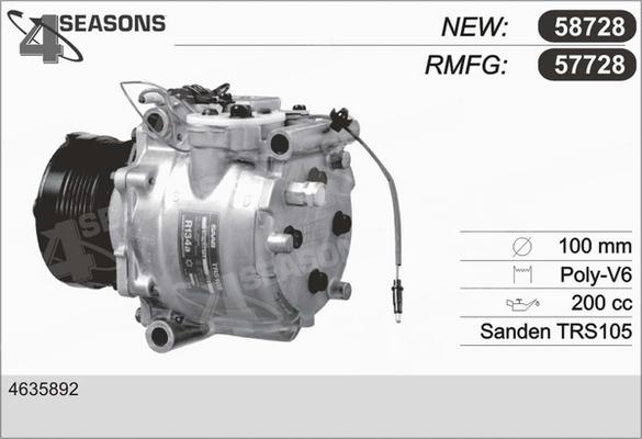 AHE 57728 - Compressore, Climatizzatore www.autoricambi360.it