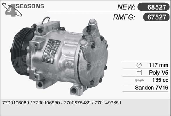 AHE 68527 - Compressore, Climatizzatore www.autoricambi360.it