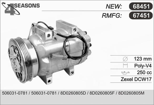 AHE 67451 - Compressore, Climatizzatore www.autoricambi360.it