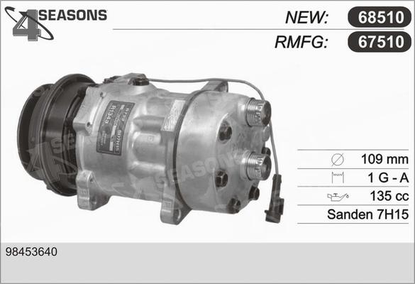AHE 67510 - Compressore, Climatizzatore www.autoricambi360.it