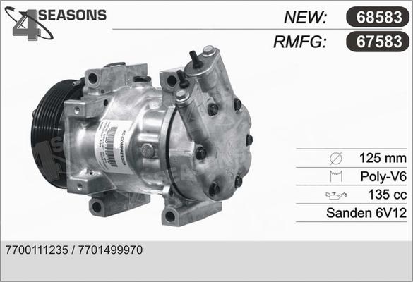 AHE 67583 - Compressore, Climatizzatore www.autoricambi360.it