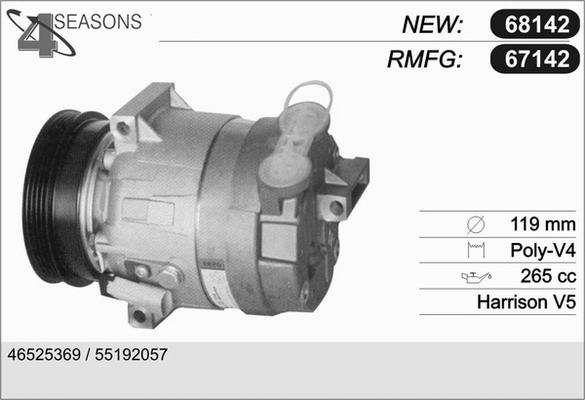 AHE 67142 - Compressore, Climatizzatore www.autoricambi360.it