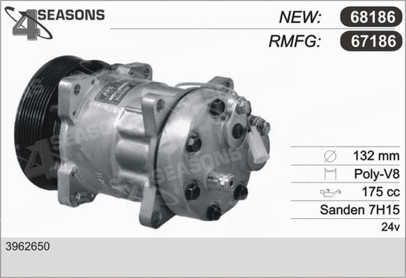 AHE 67186 - Compressore, Climatizzatore www.autoricambi360.it
