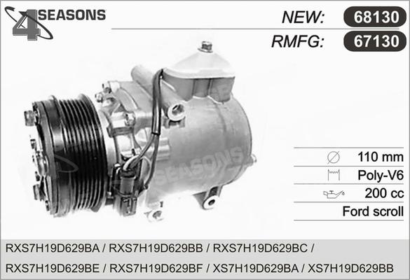 AHE 67130 - Compressore, Climatizzatore www.autoricambi360.it