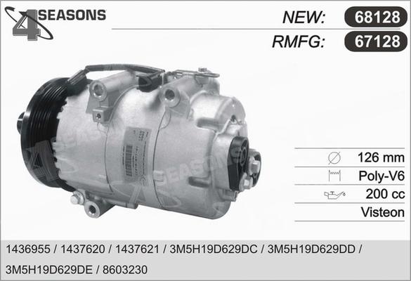 AHE 67128 - Compressore, Climatizzatore www.autoricambi360.it