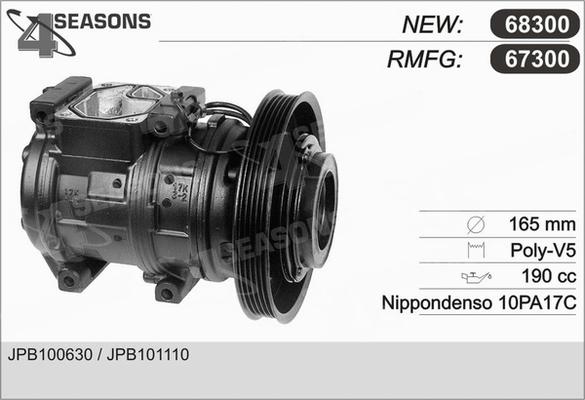 AHE 67300 - Compressore, Climatizzatore www.autoricambi360.it