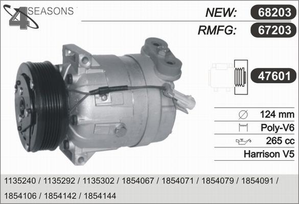 AHE 67203 - Compressore, Climatizzatore www.autoricambi360.it