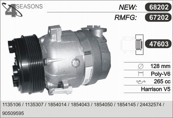 AHE 67202 - Compressore, Climatizzatore www.autoricambi360.it