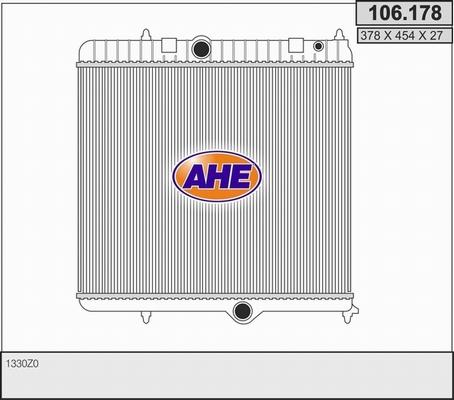 AHE 106.178 - Radiatore, Raffreddamento motore www.autoricambi360.it