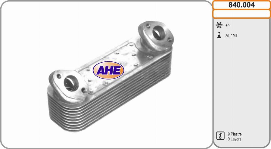 AHE 840.004 - Radiatore olio, Olio motore www.autoricambi360.it