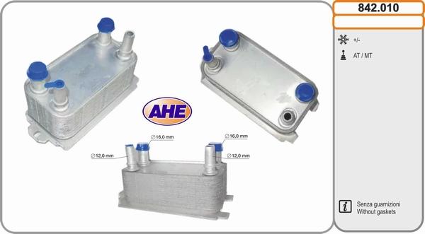 AHE 842.010 - Radiatore olio, Olio motore www.autoricambi360.it
