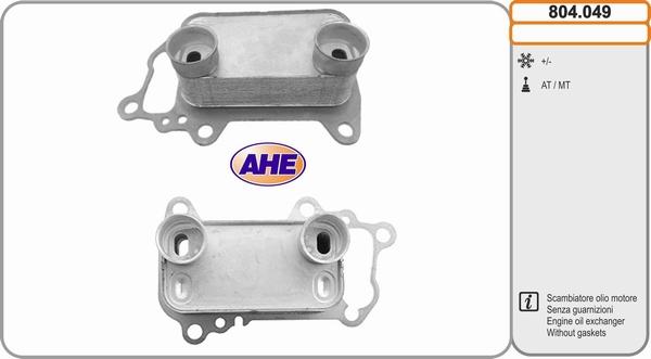 AHE 804.049 - Radiatore olio, Olio motore www.autoricambi360.it