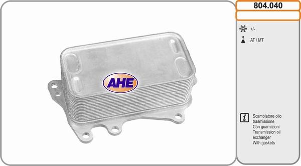 AHE 804.040 - Radiatore olio, Olio motore www.autoricambi360.it