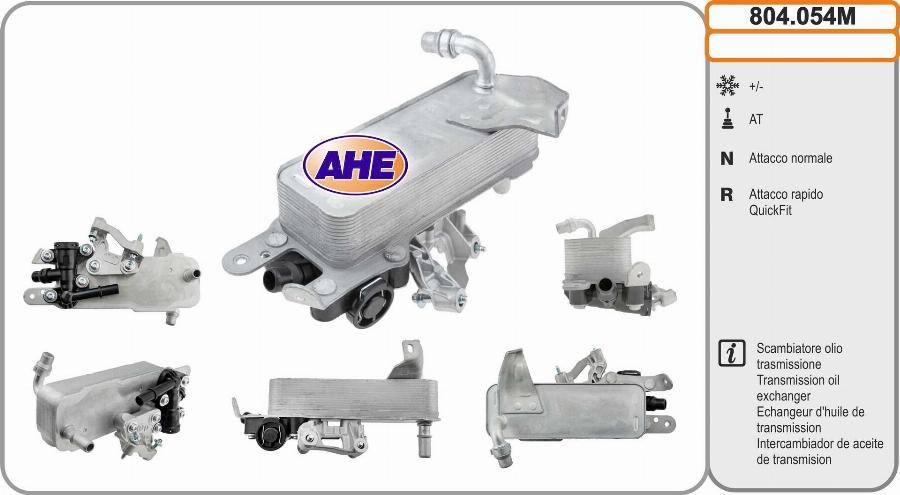 AHE 804.054M - Radiatore olio, Olio motore www.autoricambi360.it