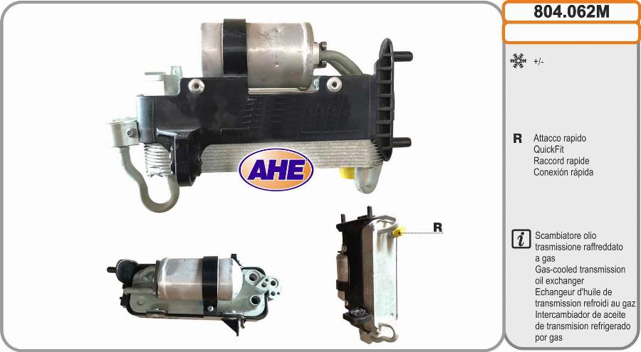 AHE 804.062M - Radiatore olio, Olio motore www.autoricambi360.it