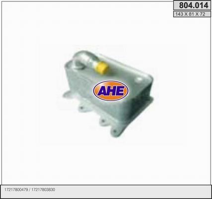AHE 804.014 - Radiatore olio, Olio motore www.autoricambi360.it