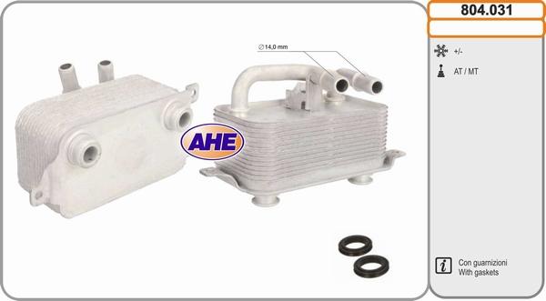 AHE 804.031 - Radiatore olio, Olio motore www.autoricambi360.it