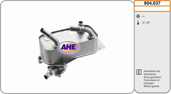 AHE 804.037 - Radiatore olio, Olio motore www.autoricambi360.it