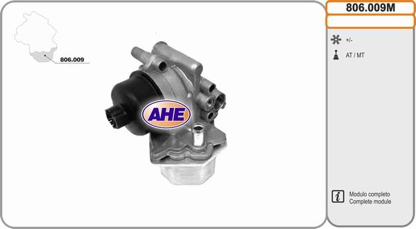 AHE 806.009M - Radiatore olio, Olio motore www.autoricambi360.it