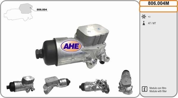 AHE 806.004M - Radiatore olio, Olio motore www.autoricambi360.it