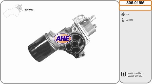 AHE 806.019M - Radiatore olio, Olio motore www.autoricambi360.it
