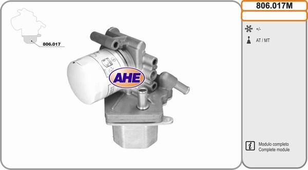 AHE 806.017M - Radiatore olio, Olio motore www.autoricambi360.it