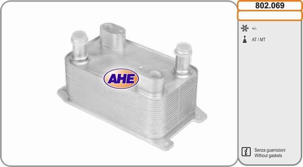 AHE 802.069 - Radiatore olio, Olio motore www.autoricambi360.it