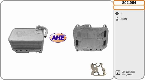 AHE 802.064 - Radiatore olio, Olio motore www.autoricambi360.it