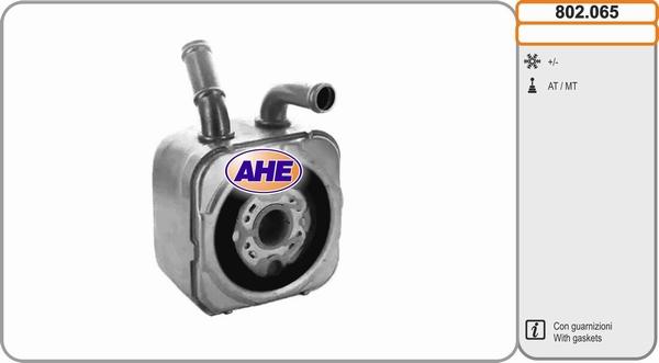 AHE 802.065 - Radiatore olio, Olio motore www.autoricambi360.it