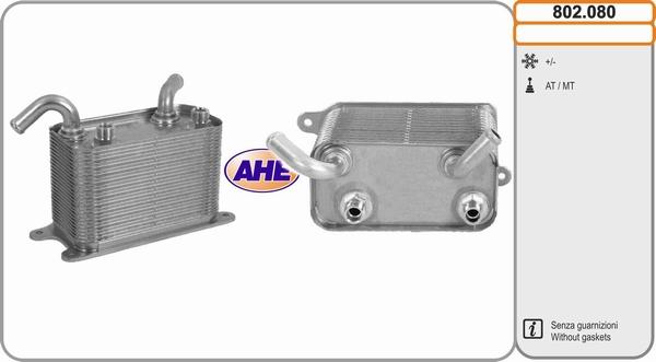 AHE 802.080 - Radiatore olio, Olio motore www.autoricambi360.it