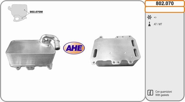 AHE 802.070 - Radiatore olio, Olio motore www.autoricambi360.it
