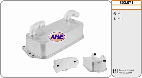AHE 802.071 - Radiatore olio, Olio motore www.autoricambi360.it