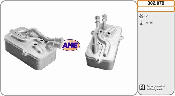 AHE 802.078 - Radiatore olio, Olio motore www.autoricambi360.it