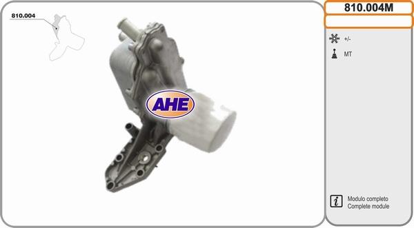 AHE 810.004M - Radiatore olio, Olio motore www.autoricambi360.it
