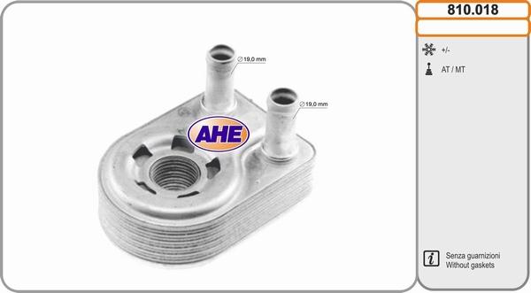 AHE 810.018 - Radiatore olio, Olio motore www.autoricambi360.it