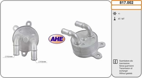 AHE 817.002 - Radiatore olio, Olio motore www.autoricambi360.it