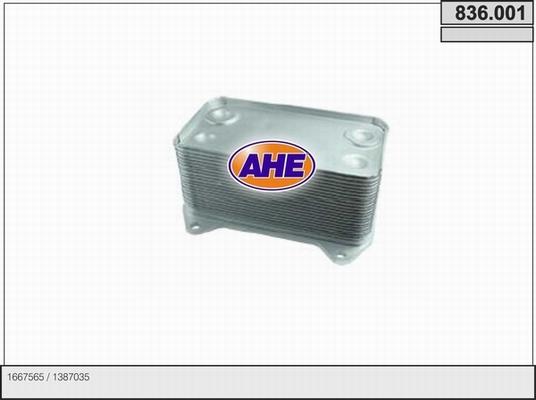 AHE 836.001 - Radiatore olio, Olio motore www.autoricambi360.it