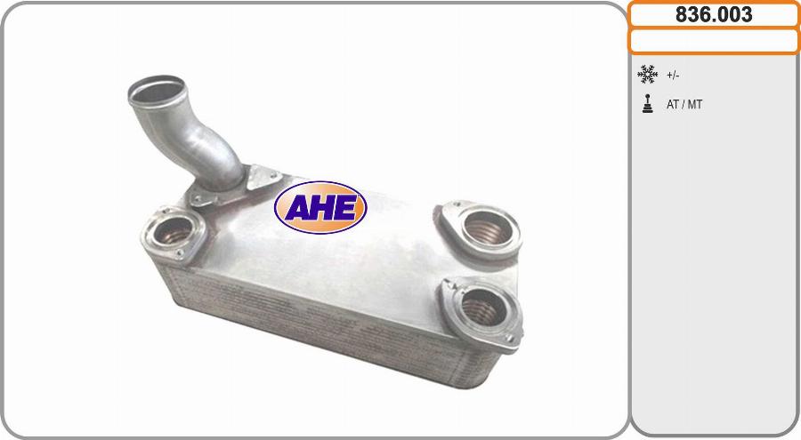 AHE 836.003 - Radiatore olio, Olio motore www.autoricambi360.it