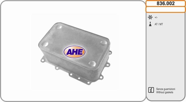 AHE 836.002 - Radiatore olio, Olio motore www.autoricambi360.it