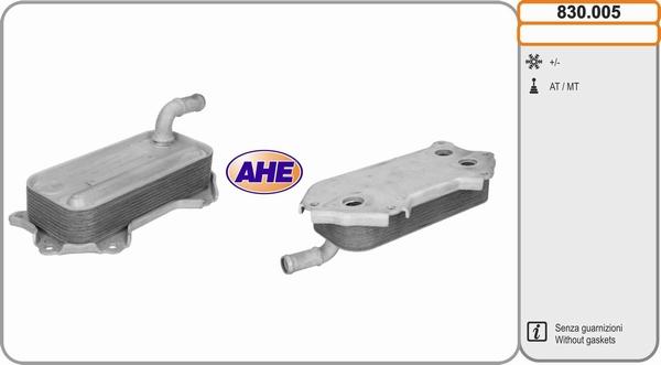 AHE 830.005 - Radiatore olio, Olio motore www.autoricambi360.it