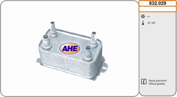 AHE 832.029 - Radiatore olio, Olio motore www.autoricambi360.it