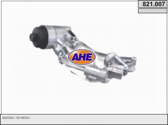 AHE 821.007 - Radiatore olio, Olio motore www.autoricambi360.it