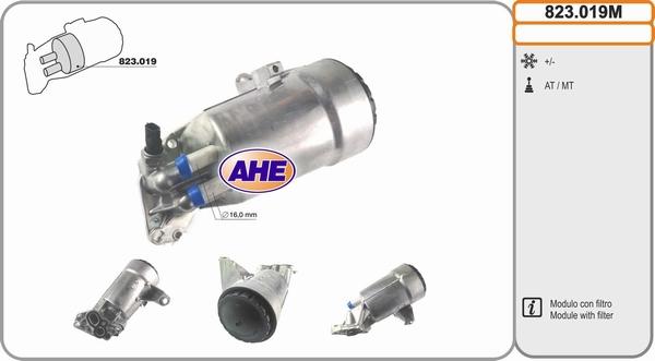 AHE 823.019M - Radiatore olio, Olio motore www.autoricambi360.it