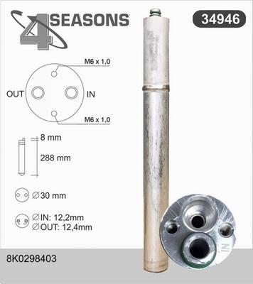 AHE 34946 - Essiccatore, Climatizzatore www.autoricambi360.it