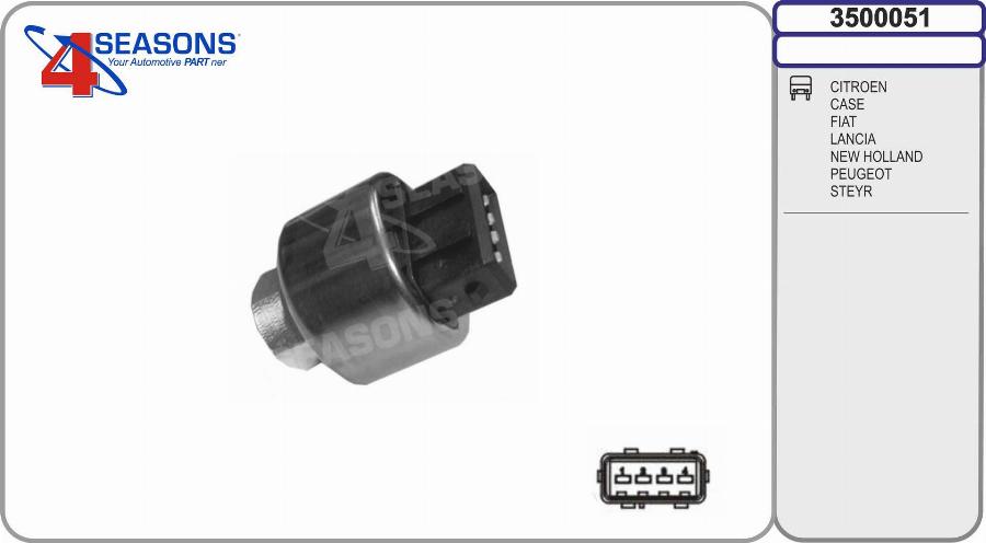 AHE 3500051 - Interruttore a pressione, Climatizzatore www.autoricambi360.it