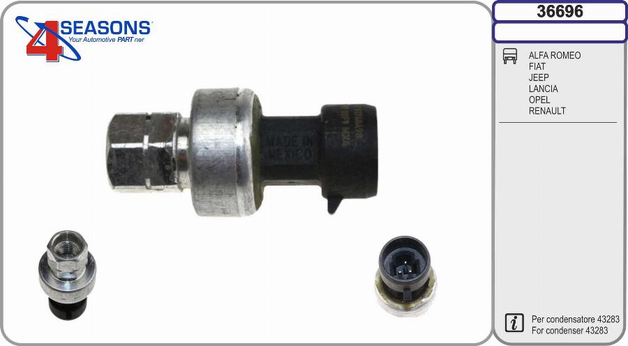 AHE 36696 - Interruttore a pressione, Climatizzatore www.autoricambi360.it