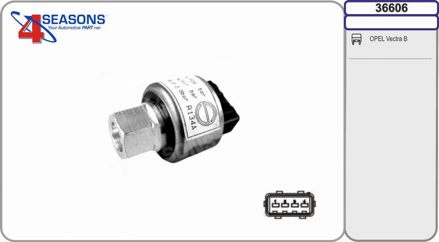 AHE 36606 - Interruttore a pressione, Climatizzatore www.autoricambi360.it