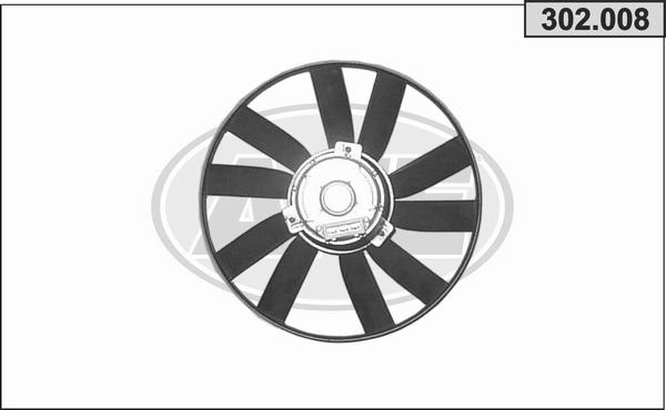 AHE 302.008 - Ventola, Raffreddamento motore www.autoricambi360.it