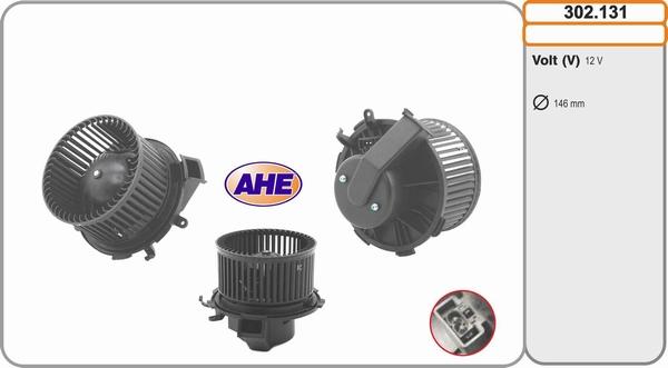 AHE 302.131 - Ventola, Raffreddamento motore www.autoricambi360.it