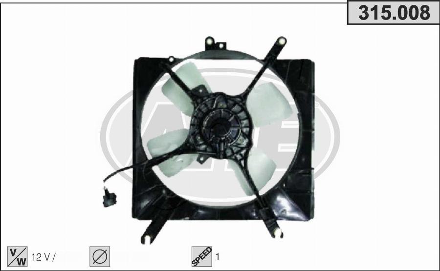 AHE 315.008 - Ventola, Raffreddamento motore www.autoricambi360.it